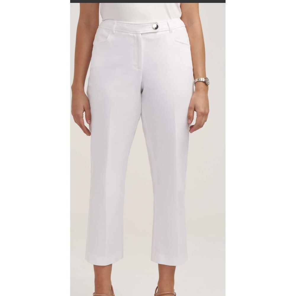 Anne Klein Woman Wide Leg white trouser size 18W NWT